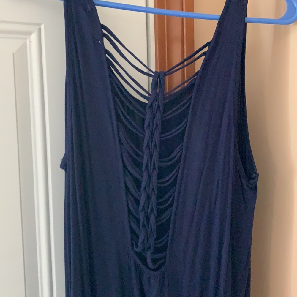 Blue tank top